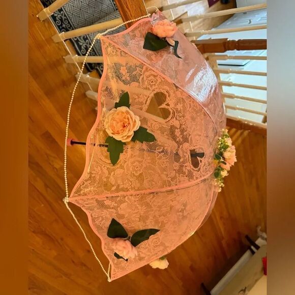 WEDDING BRIDAL UMBRELLA BRIDAL SHOWER TEA PARTY - Picture 11 of 11